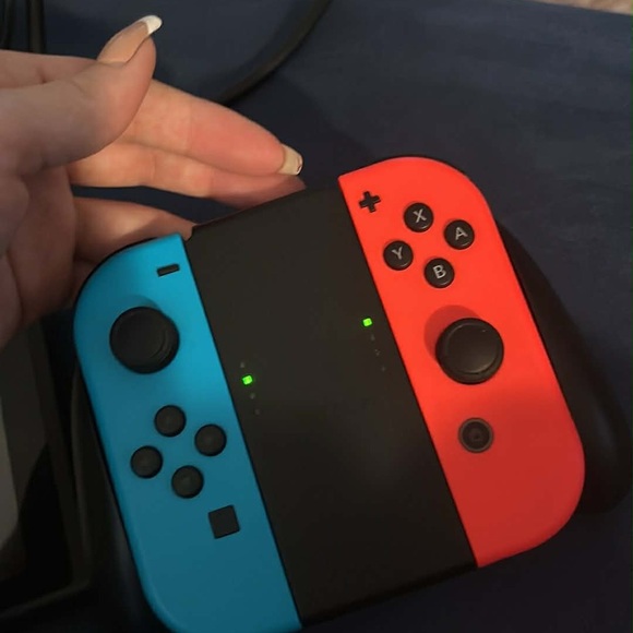 Nintendo Joy-Con Controllers - Bright Red and Blue